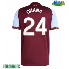 Aston Villa Amadou Onana #24 Hemmatröja 2025-26 Kortärmad